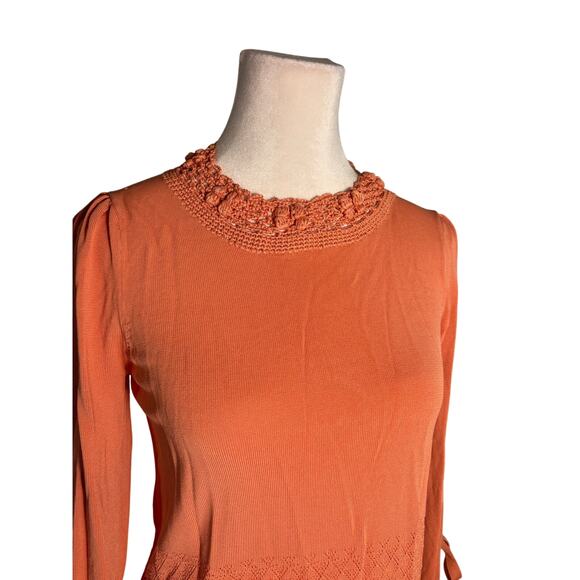 House of Harlow 1960 x REVOLVE Citrus Long Sleeve Split Sleeve Knitted Womens XS - Picture 6 of 7